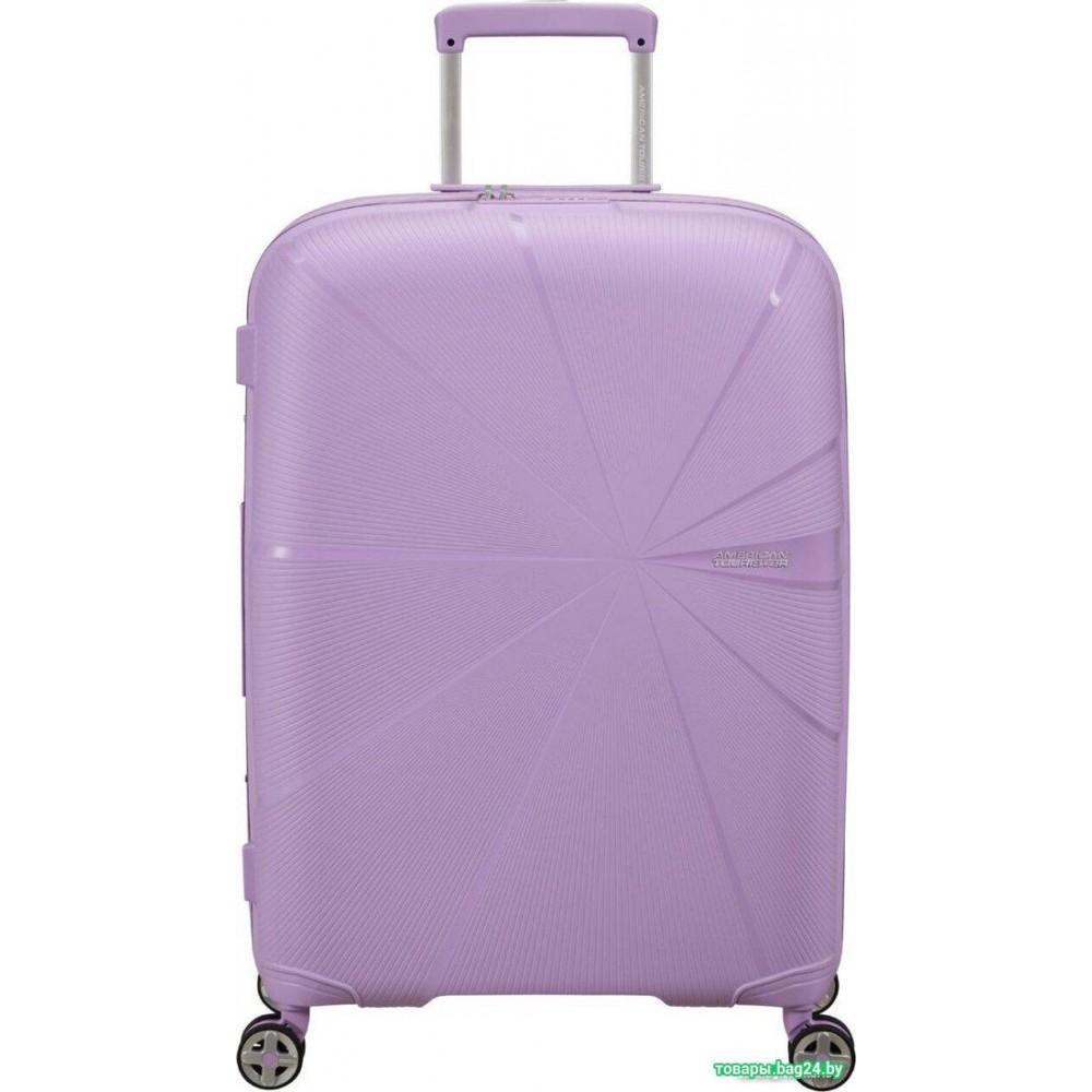 Чемодан-спиннер American Tourister Starvibe Digital Lavender 67 см