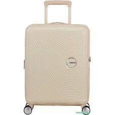 Чемодан-спиннер American Tourister Soundbox Coconut sand 55 см