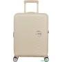 Чемодан-спиннер American Tourister Soundbox Coconut sand 55 см