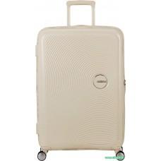 Чемодан-спиннер American Tourister Soundbox Coconut sand 77 см
