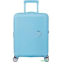 Чемодан-спиннер American Tourister Soundbox Blueberry fizz 55 см