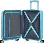 Чемодан-спиннер American Tourister Soundbox Blueberry fizz 55 см