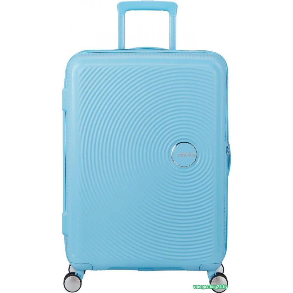 Чемодан-спиннер American Tourister Soundbox Blueberry fizz 67 см