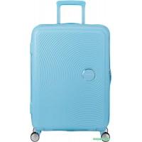 Чемодан-спиннер American Tourister Soundbox Blueberry fizz 67 см