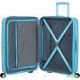 Чемодан-спиннер American Tourister Soundbox Blueberry fizz 67 см