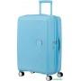 Чемодан-спиннер American Tourister Soundbox Blueberry fizz 67 см